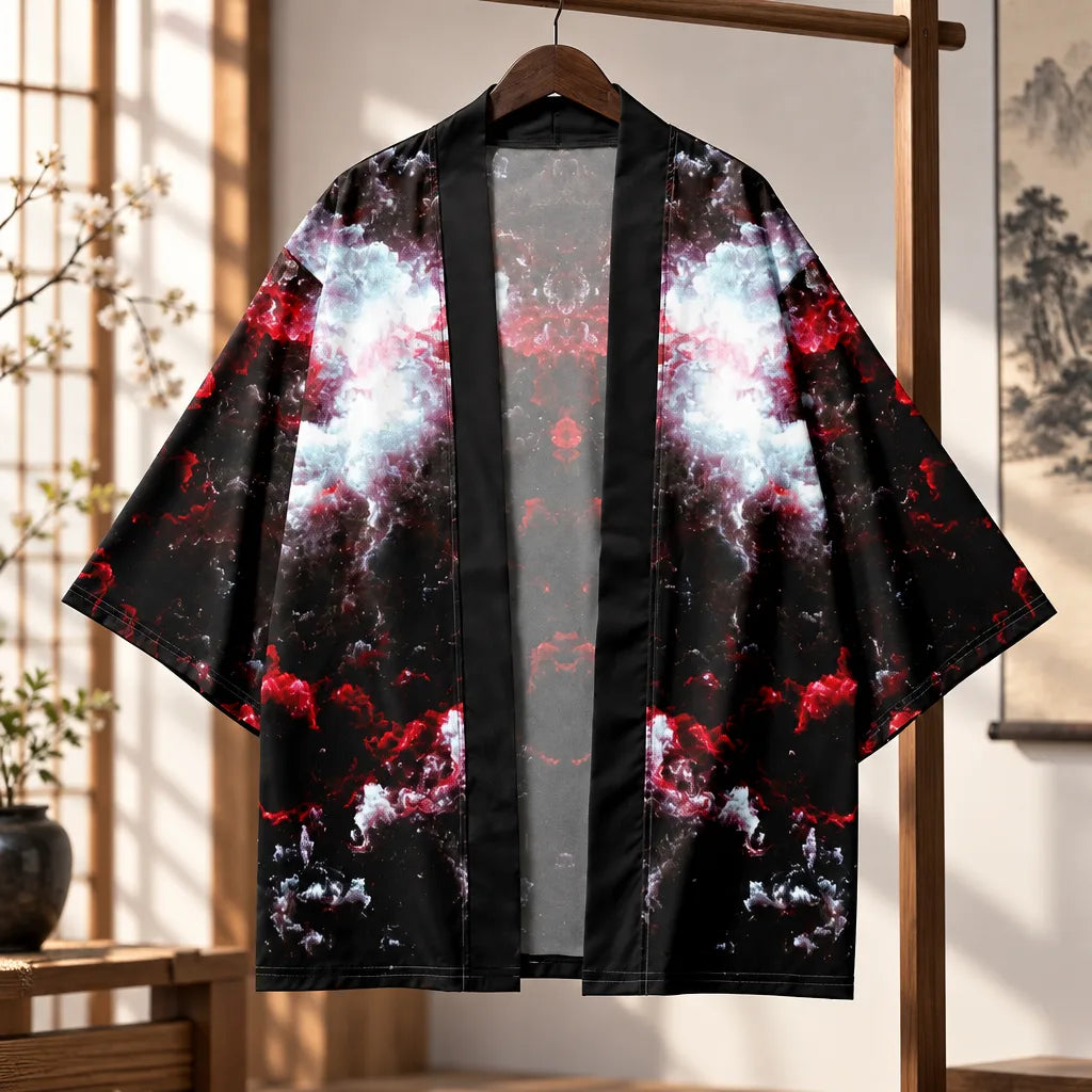 Kimono d’inspiration japonaise unisexe