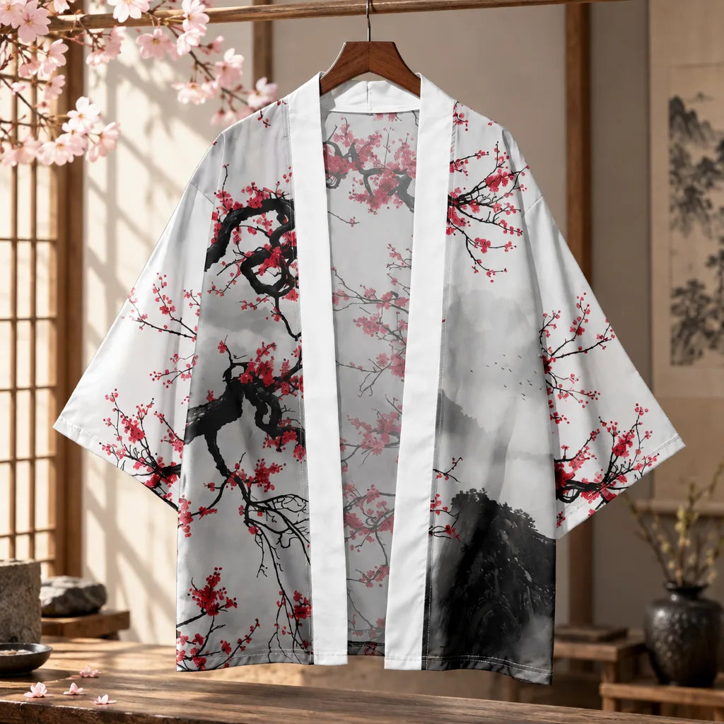 Kimono d’inspiration japonaise unisexe
