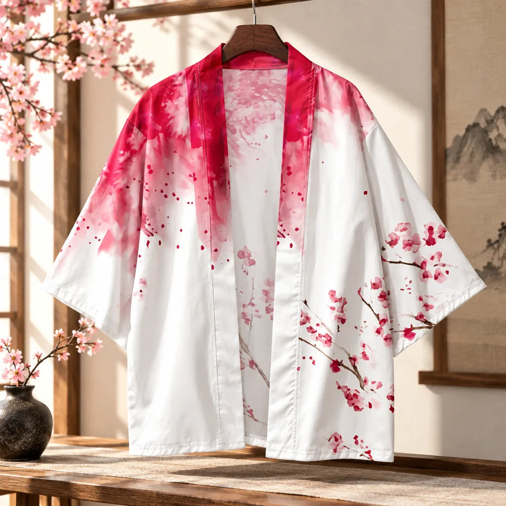 Kimono d’inspiration japonaise unisexe