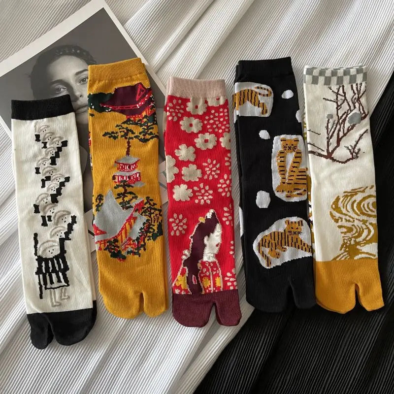 Chaussettes Tabi à motifs