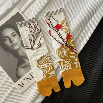 Chaussettes Tabi à motifs