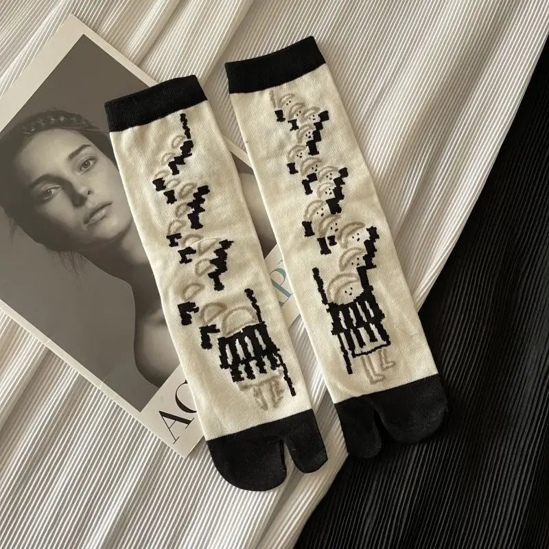 Chaussettes Tabi à motifs