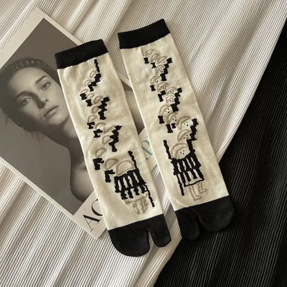 Chaussettes Tabi à motifs