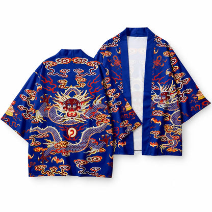 Cardigan kimono motif dragon