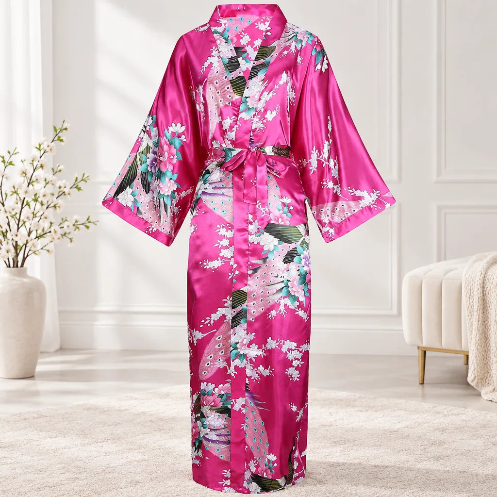 Kimono à imprimé floral