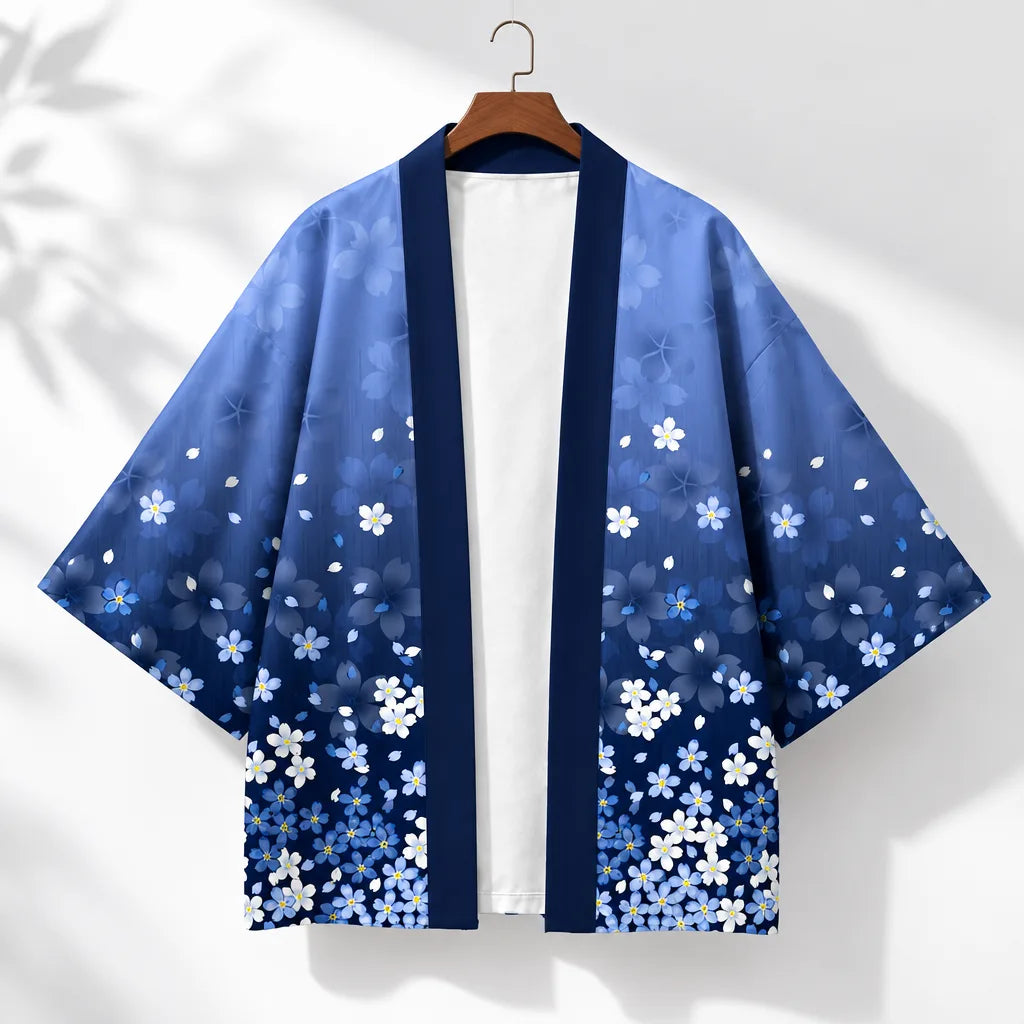 Kimono Cardigan imprimé fleurs