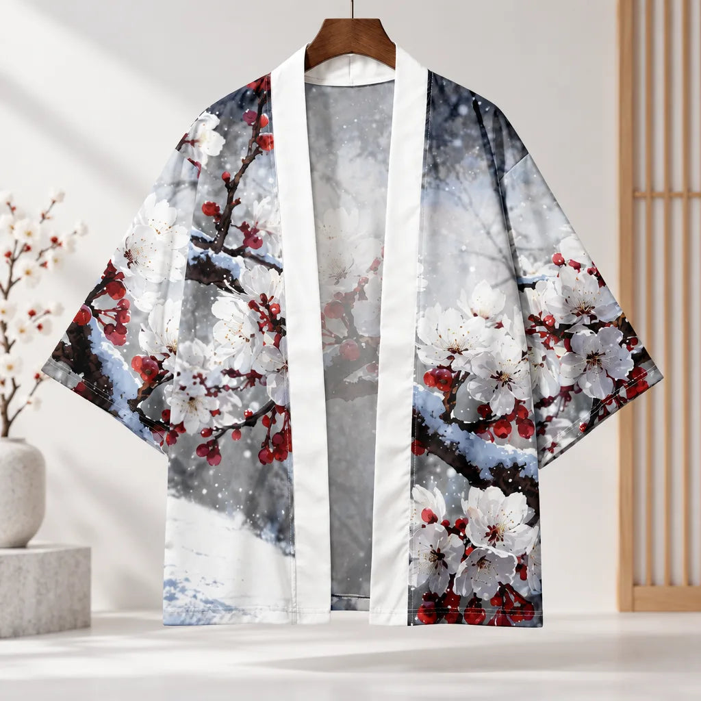 Kimono d’inspiration japonaise unisexe