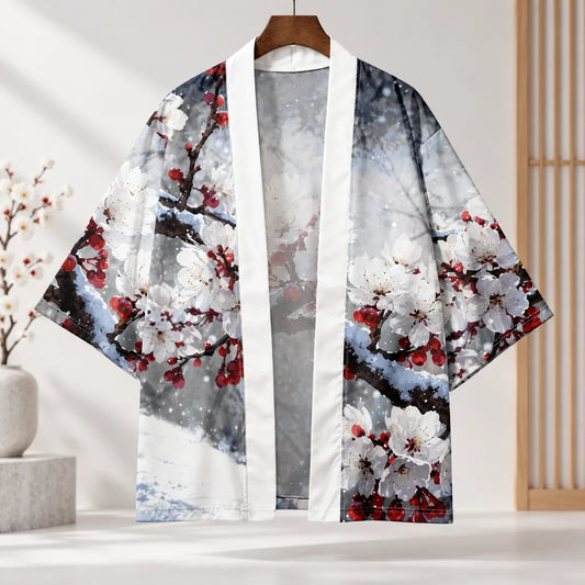 Kimono d’inspiration japonaise unisexe