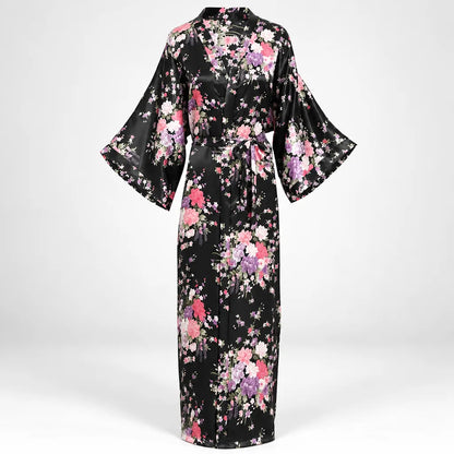 Kimono à imprimé floral