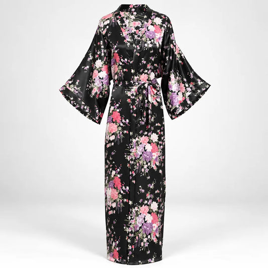Kimono à imprimé floral