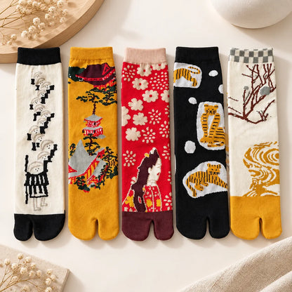 Chaussettes Tabi à motifs