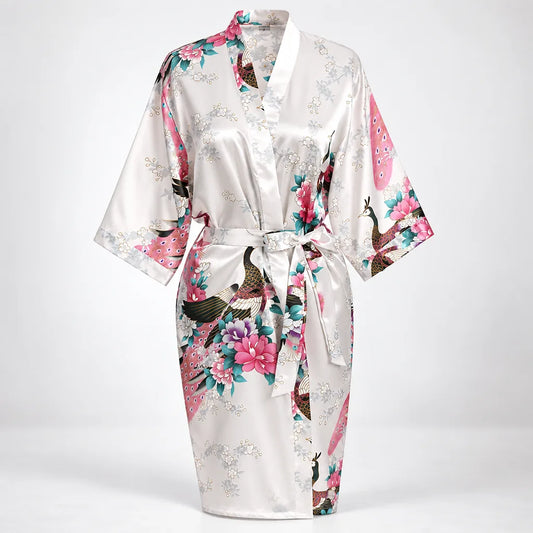 Kimono à imprimé floral