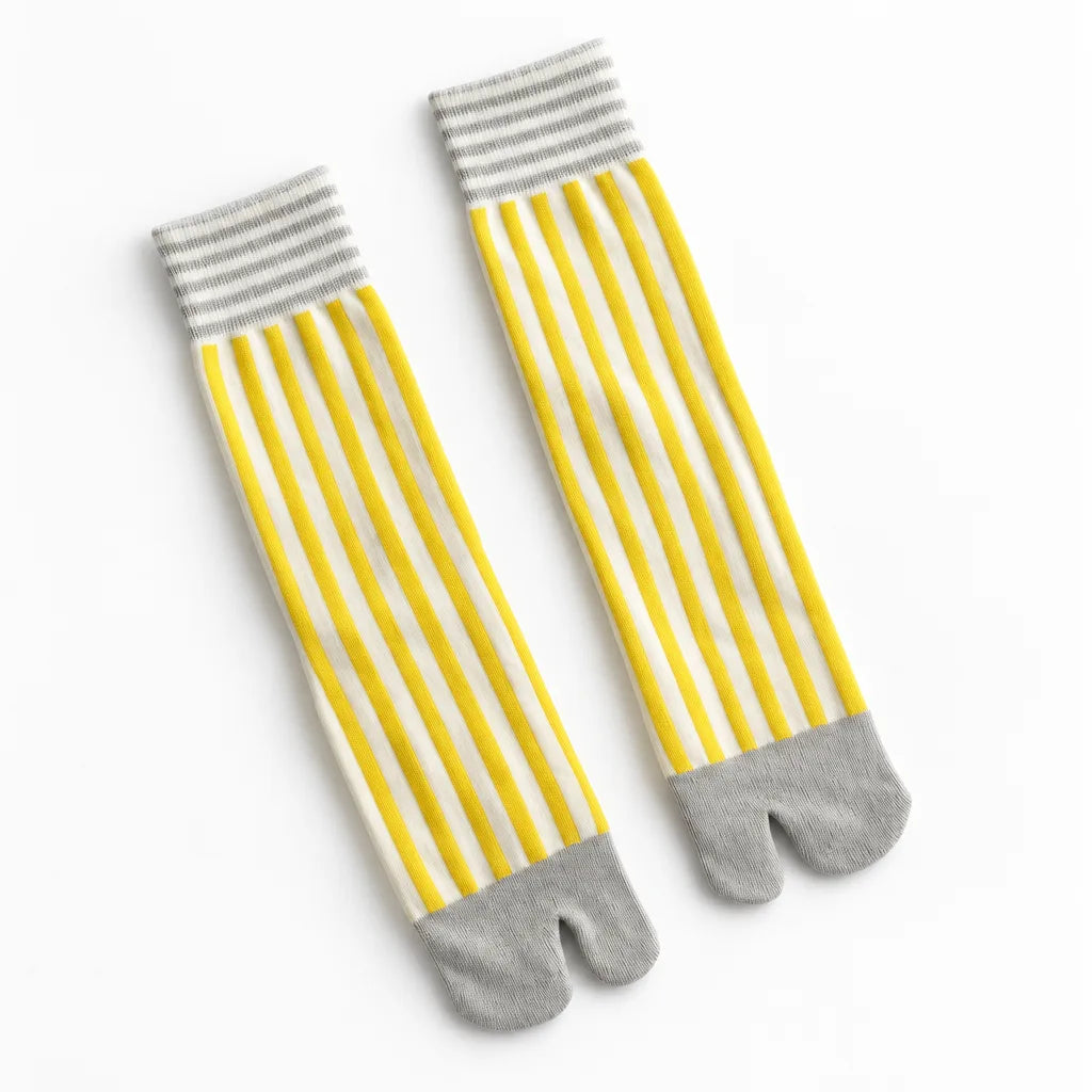 Chaussettes Tabi à rayures