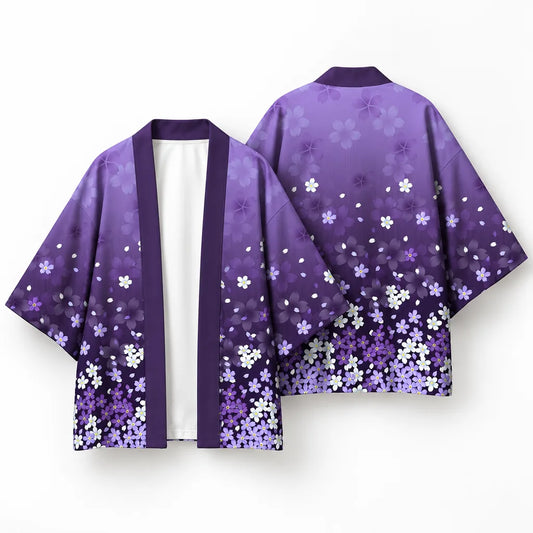 Kimono Cardigan imprimé fleurs