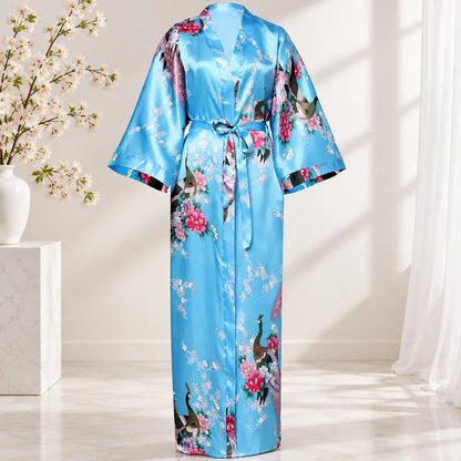 Kimono à imprimé floral