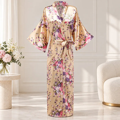 Kimono à imprimé floral