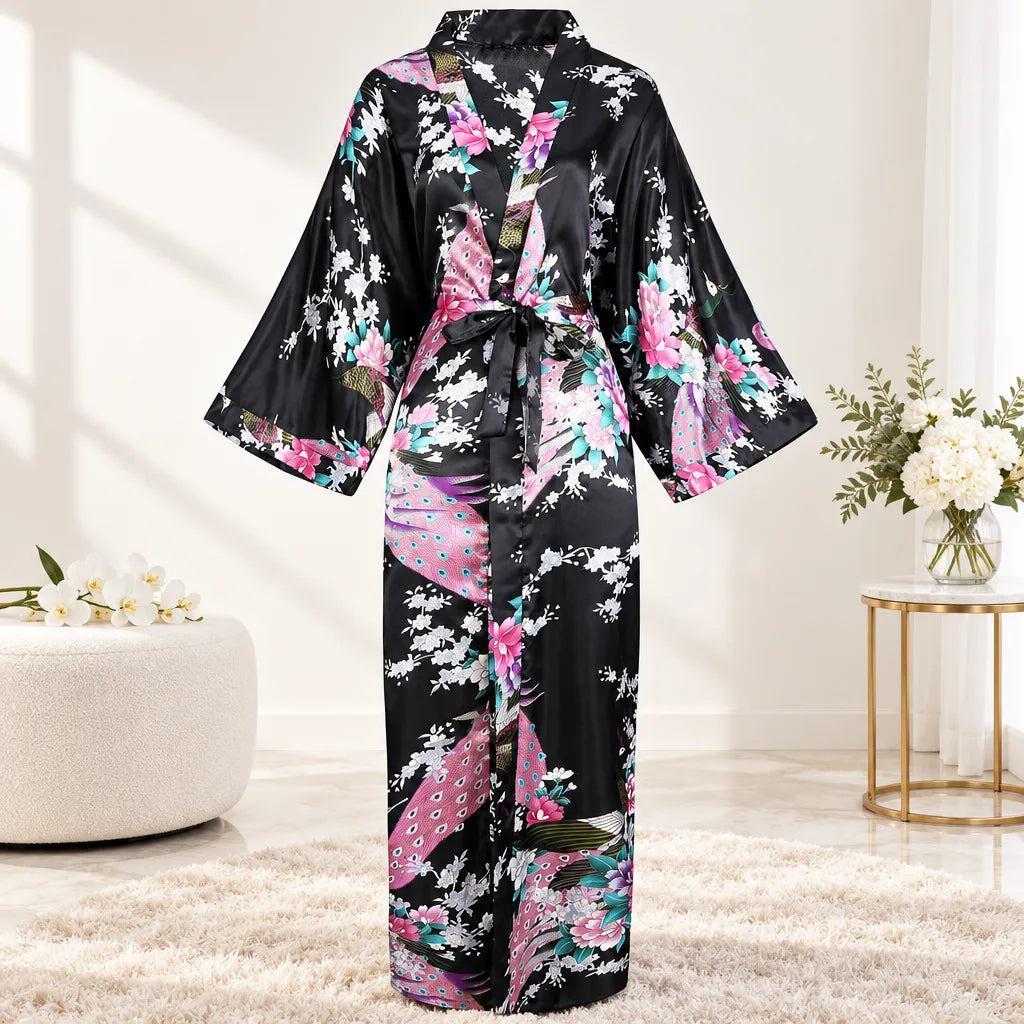 Kimono à imprimé floral