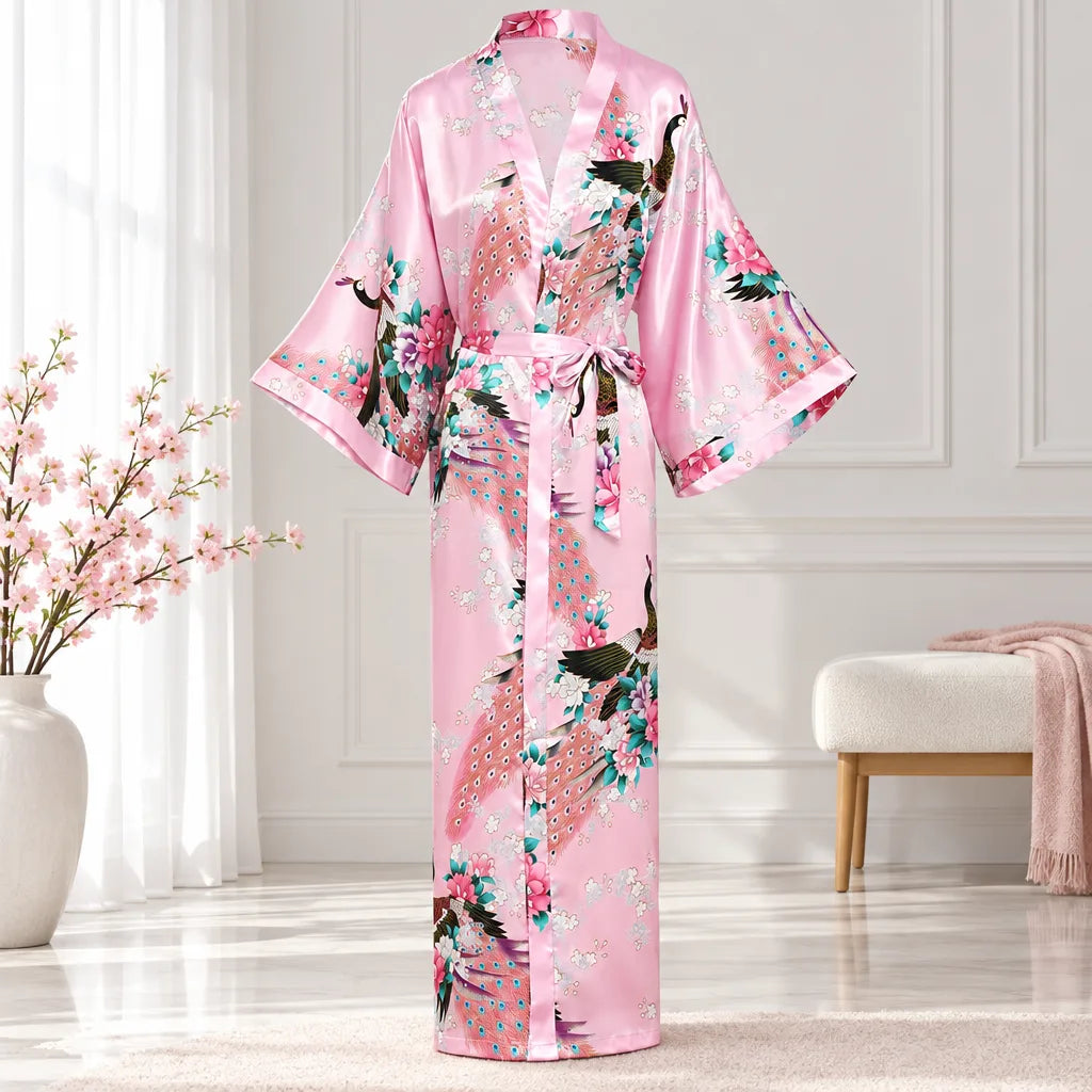 Kimono à imprimé floral