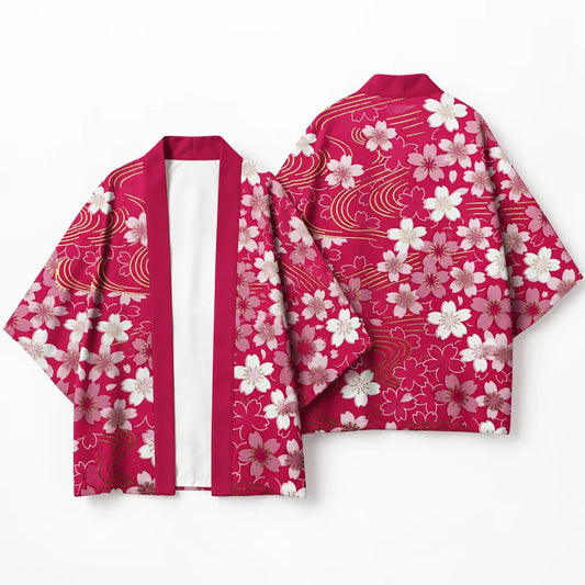 Kimono Cardigan imprimé fleurs