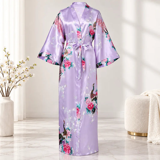 Kimono à imprimé floral