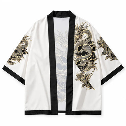 Cardigan kimono motif dragon