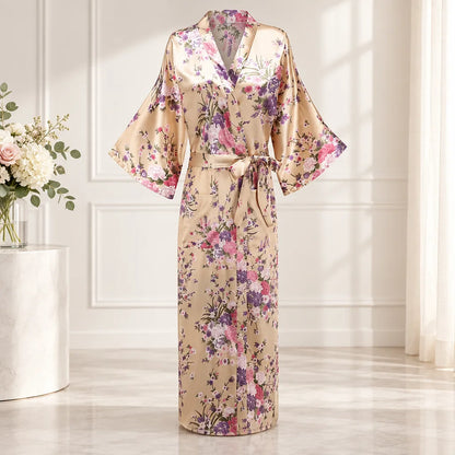 Kimono à imprimé floral
