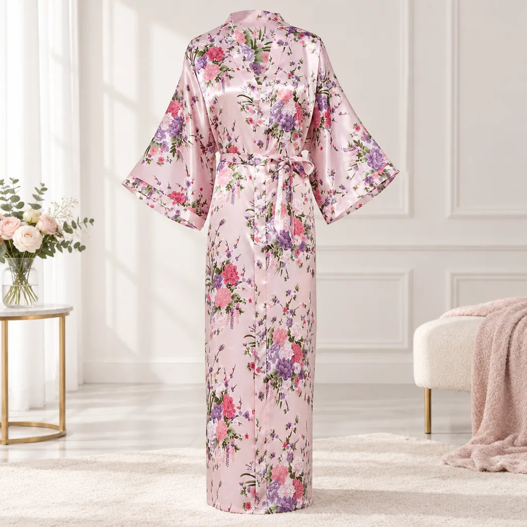 Kimono à imprimé floral