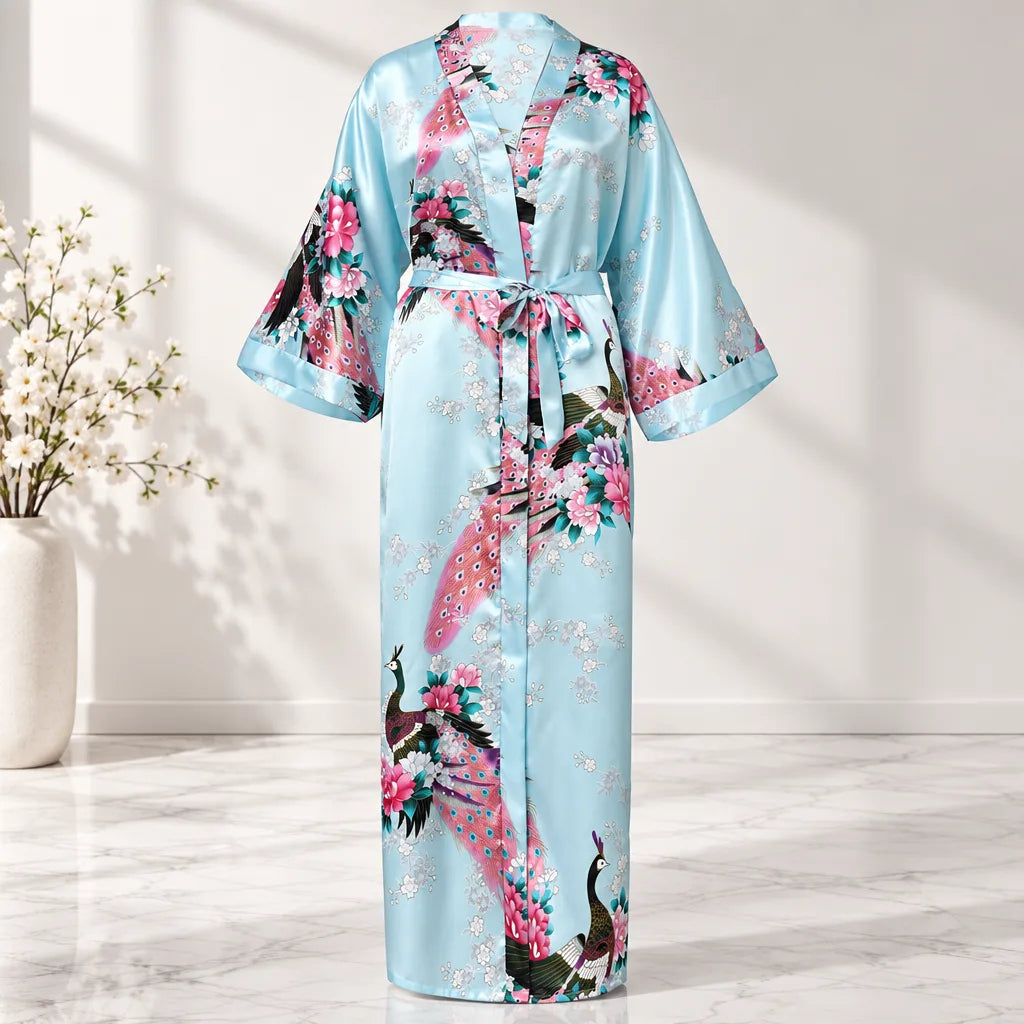 Kimono à imprimé floral