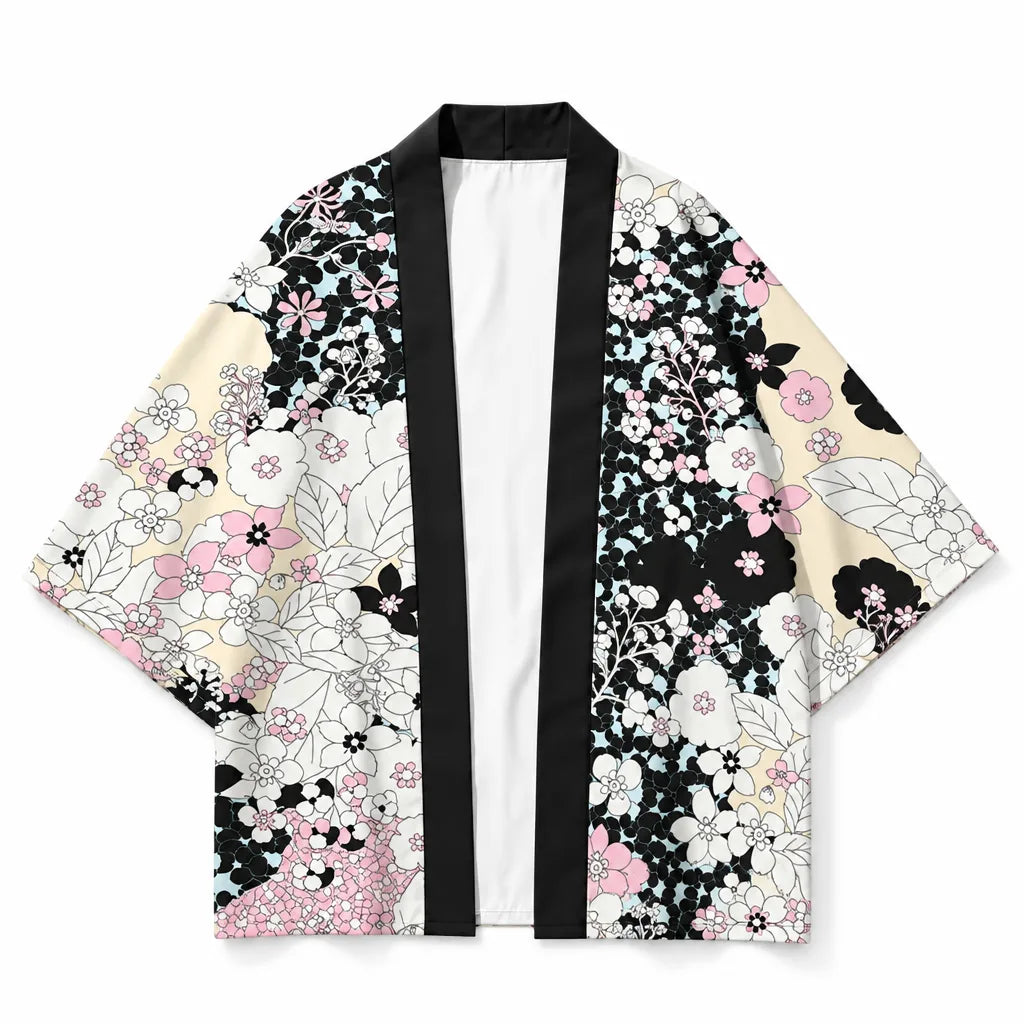 Kimono imprimé style Harajuku