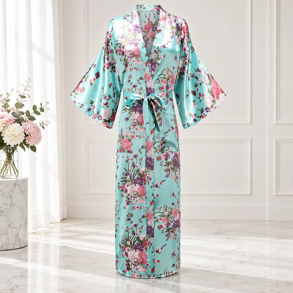 Kimono à imprimé floral