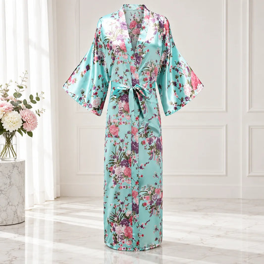 Kimono à imprimé floral