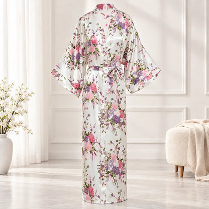Kimono à imprimé floral