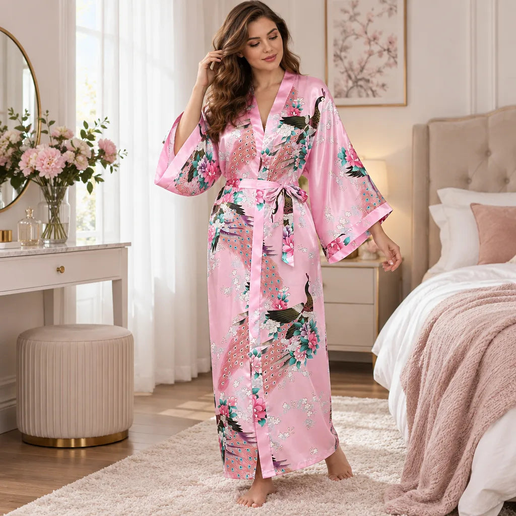 Kimono à imprimé floral