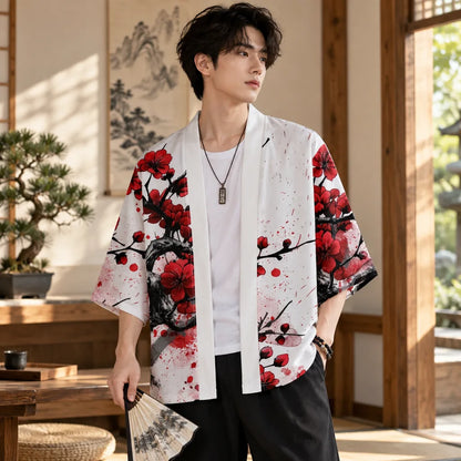 Kimono d’inspiration japonaise unisexe