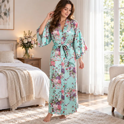 Kimono à imprimé floral