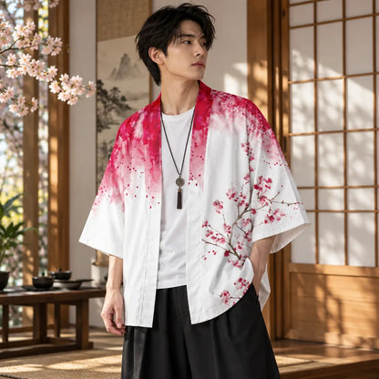 Kimono d’inspiration japonaise unisexe