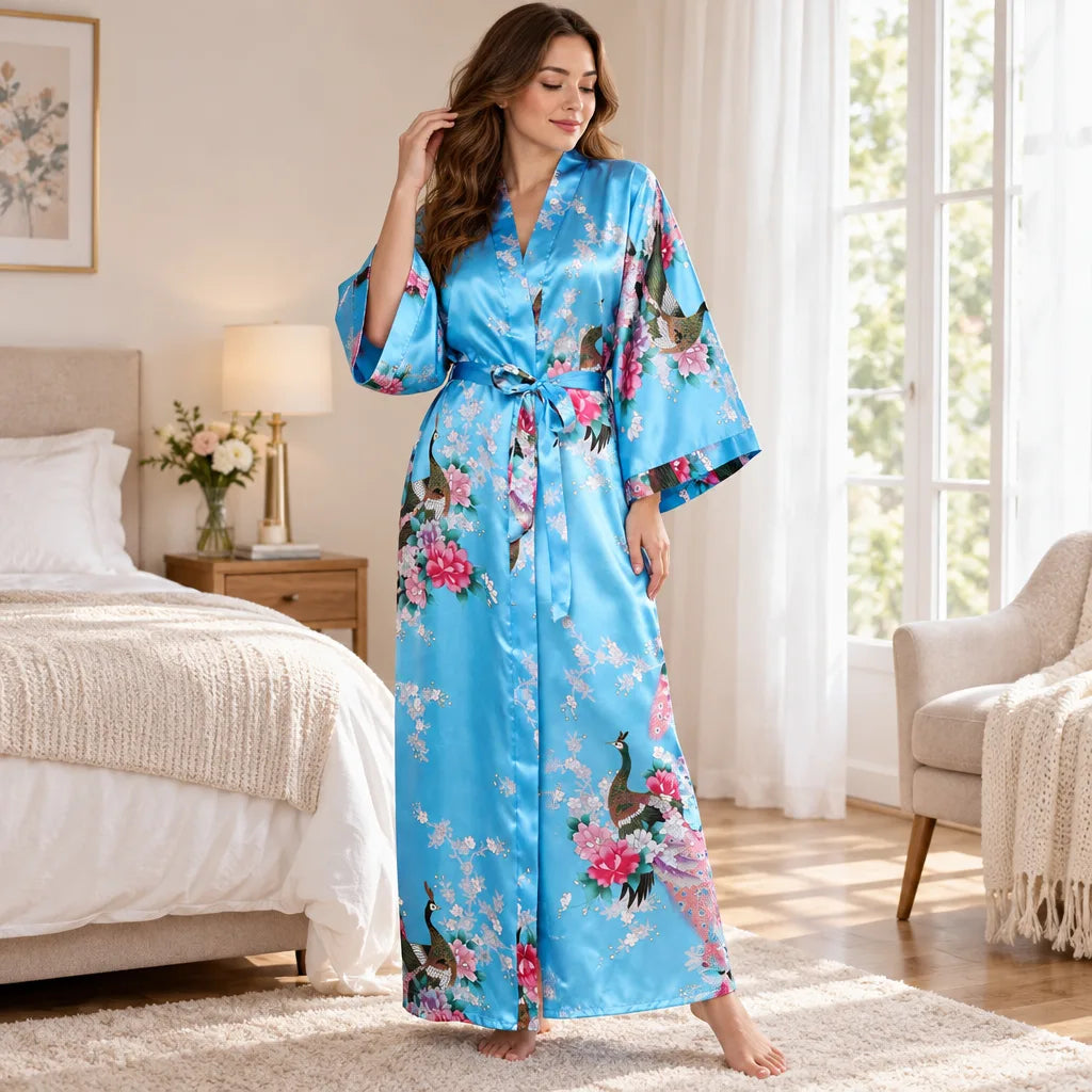 Kimono à imprimé floral