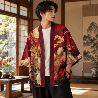 Kimono d’inspiration japonaise unisexe