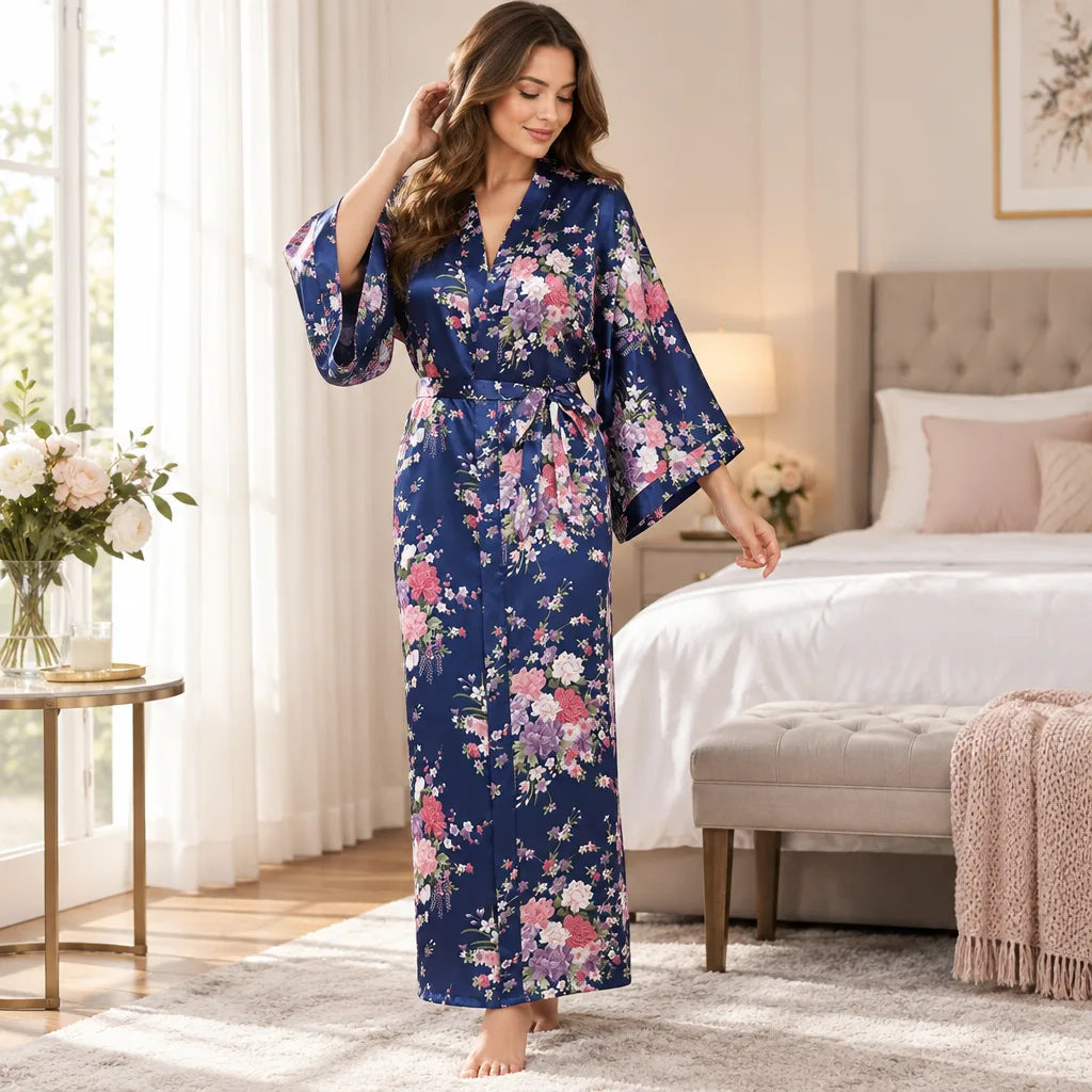 Kimono à imprimé floral