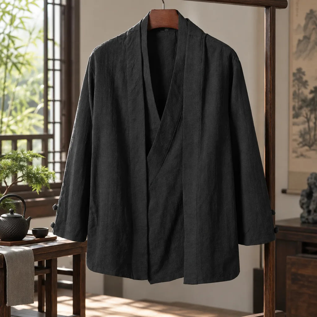 Manteau homme style Hanfu
