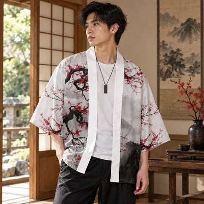 Kimono d’inspiration japonaise unisexe