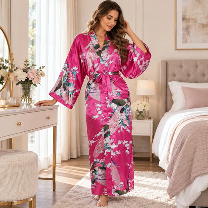 Kimono à imprimé floral