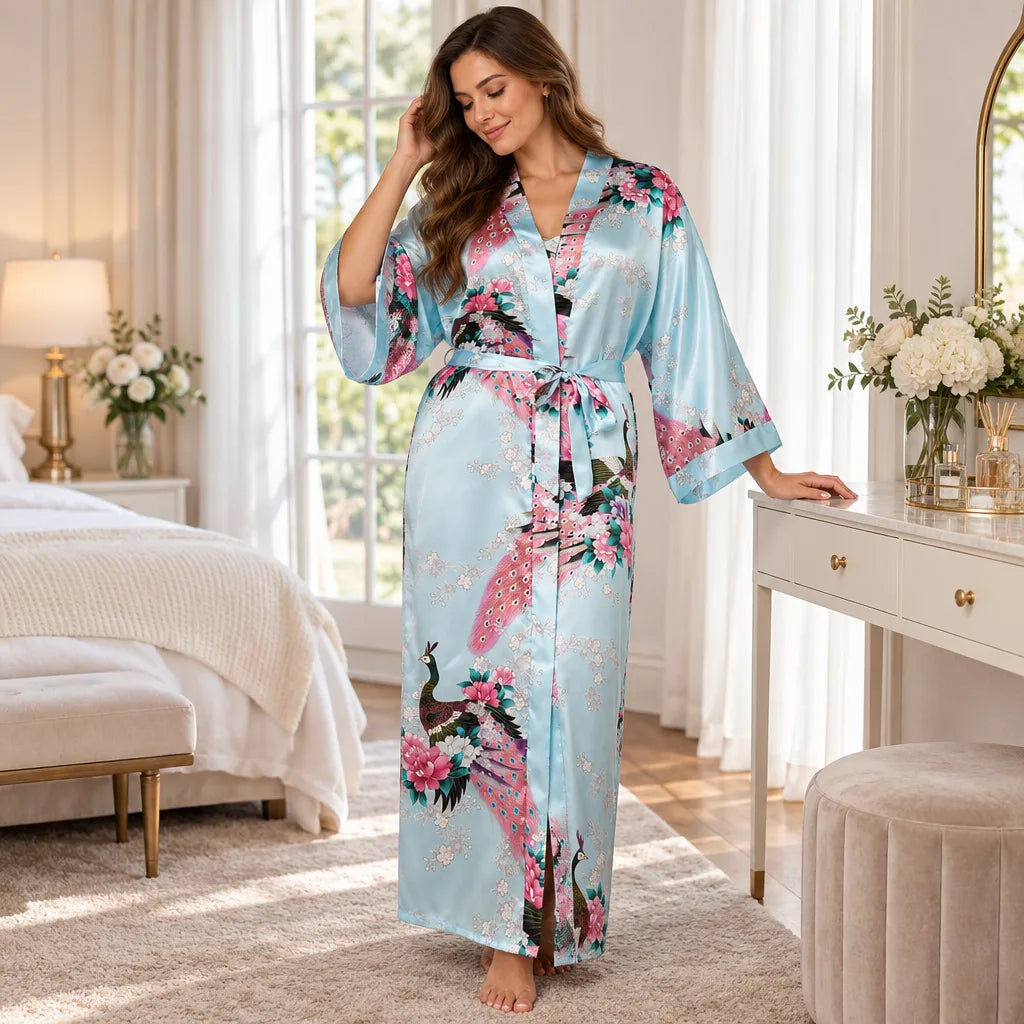 Kimono à imprimé floral