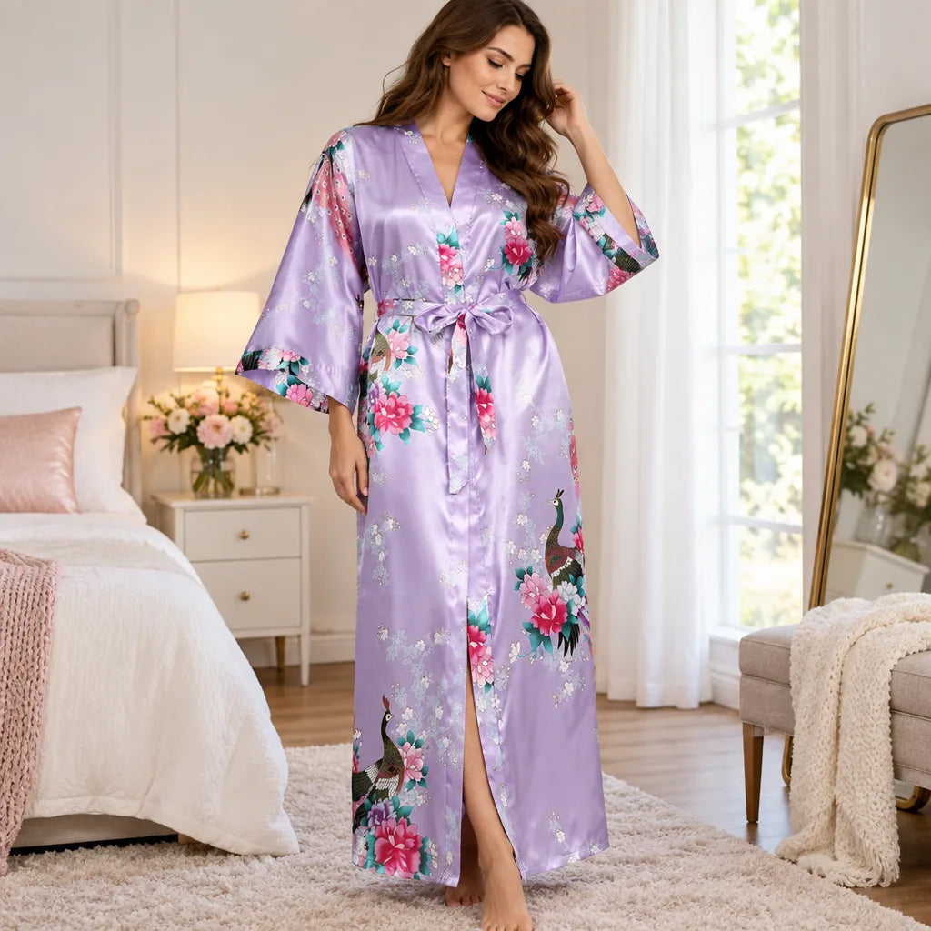 Kimono à imprimé floral