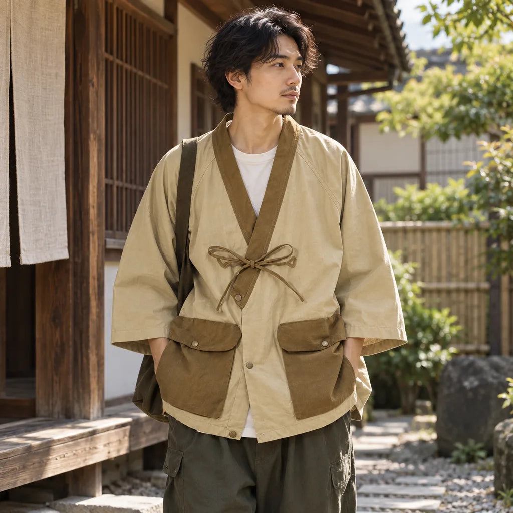 Veste kimono ample homme
