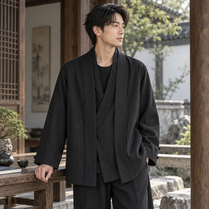Manteau homme style Hanfu