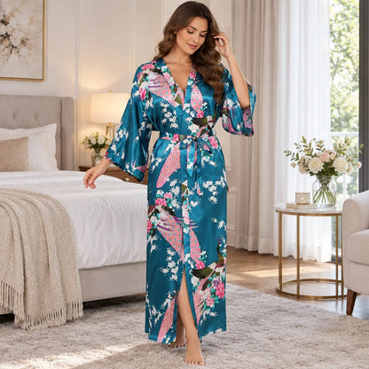 Kimono à imprimé floral