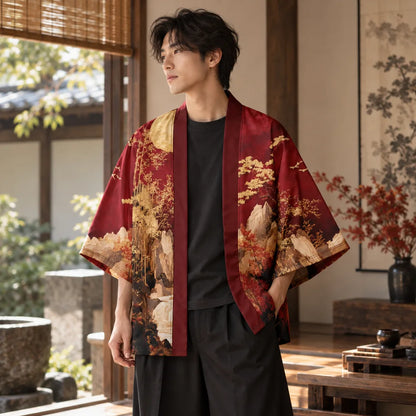 Kimono d’inspiration japonaise unisexe