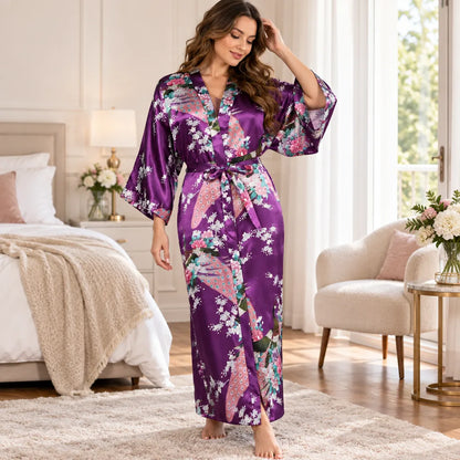 Kimono à imprimé floral