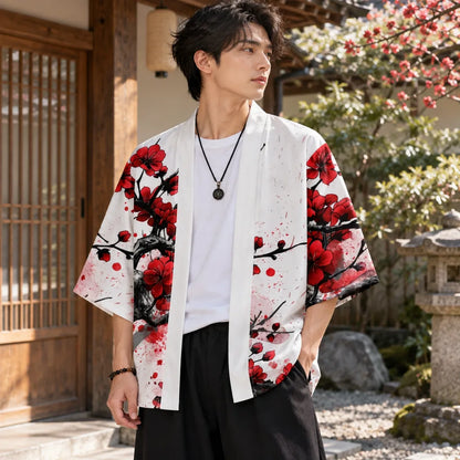 Kimono d’inspiration japonaise unisexe